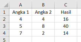 Cara Mengalikan Angka Dalam Excel Dengan Symbol dan Rumus